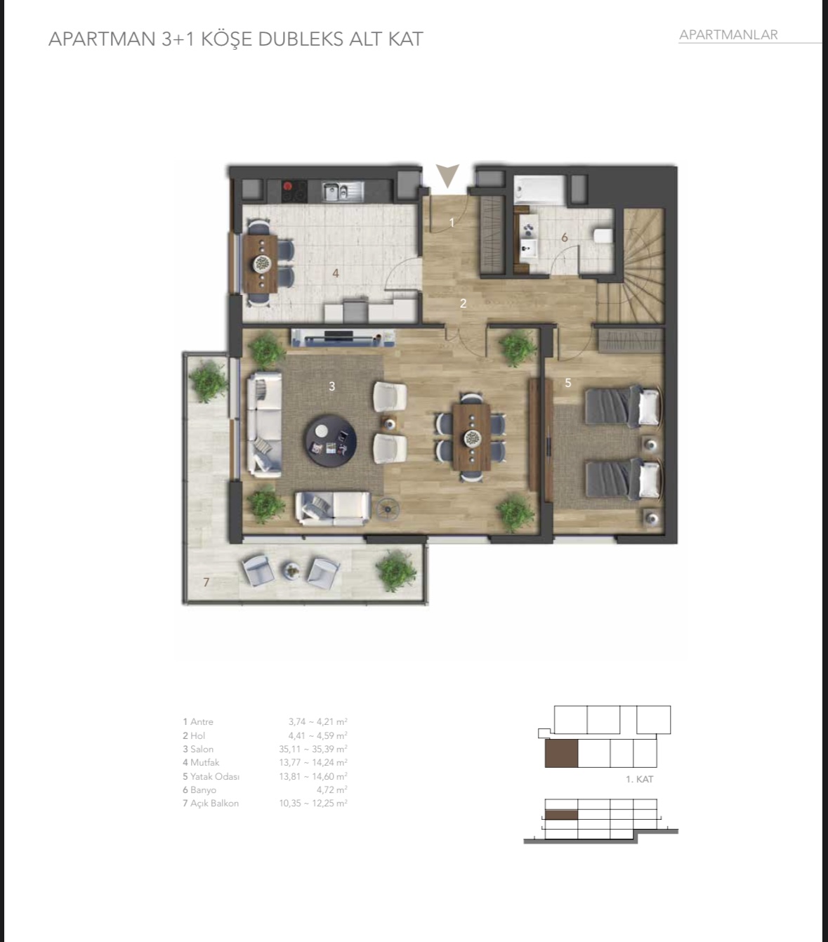 3+1 Apartman 3
